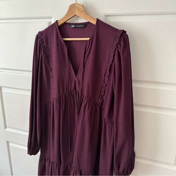 ZARA Pleated Dress (M) - Picture 9 of 12